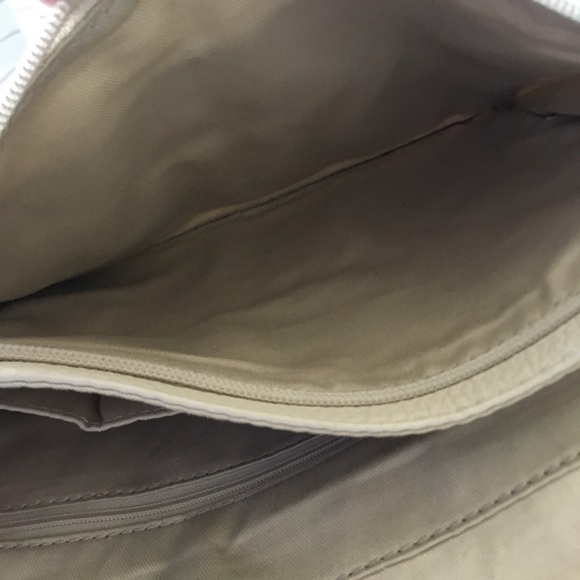 Fossil Leather Crossbody Bag (White & Tan) - Picture 10 of 12